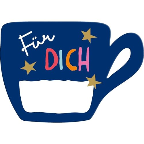 H:) PPY life Tasse mit Motiv "Funkeln lassen" | Kaffeetasse, Porzellan, 40 cl | Tasse mit Spruch, Geschenk | 47375