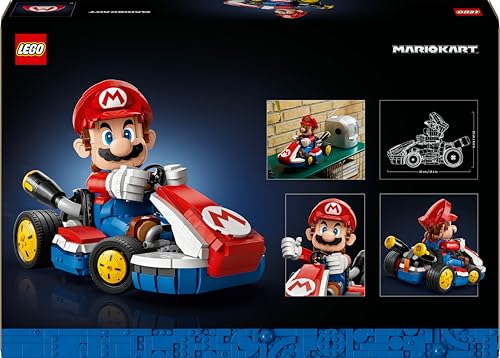 LEGO Super Mario Kart – Mario & Standard-Kart (72037) | Nintendo Figur & baubares Auto, Sammlerstück für Erwachsene Gamer