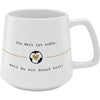 GRUSS & CO Tasse konisch "Welt" | Steinzeug, 43 cl, mehrfarbig | Geschenk Freunde, Geburtstag, Ostern | 48994