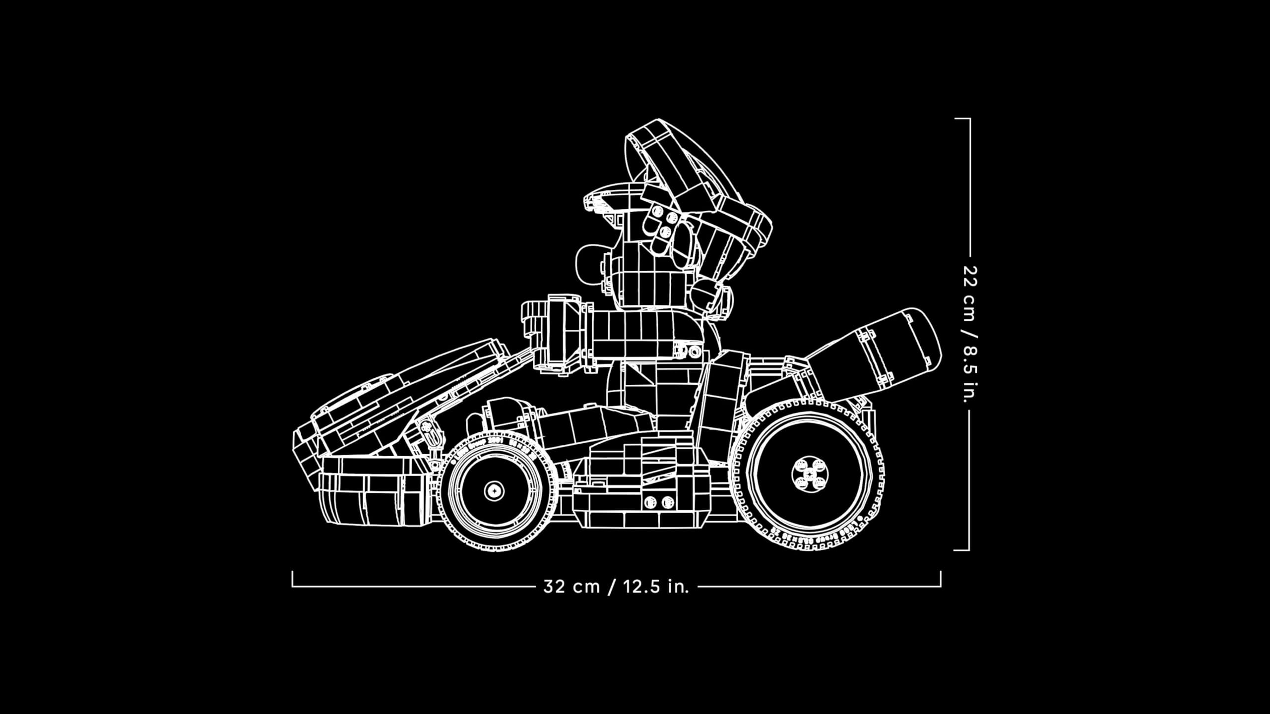 LEGO Super Mario Kart – Mario & Standard-Kart (72037) | Nintendo Figur & baubares Auto, Sammlerstück für Erwachsene Gamer