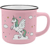 GRUSS & CO Becher Motiv "Einhorn" | Porzellan, 35 cl, Höhe 8,4 cm, Geschenkbanderole | Geschenk, Schule, Kindergarten, Kindergeburtstag | 74101
