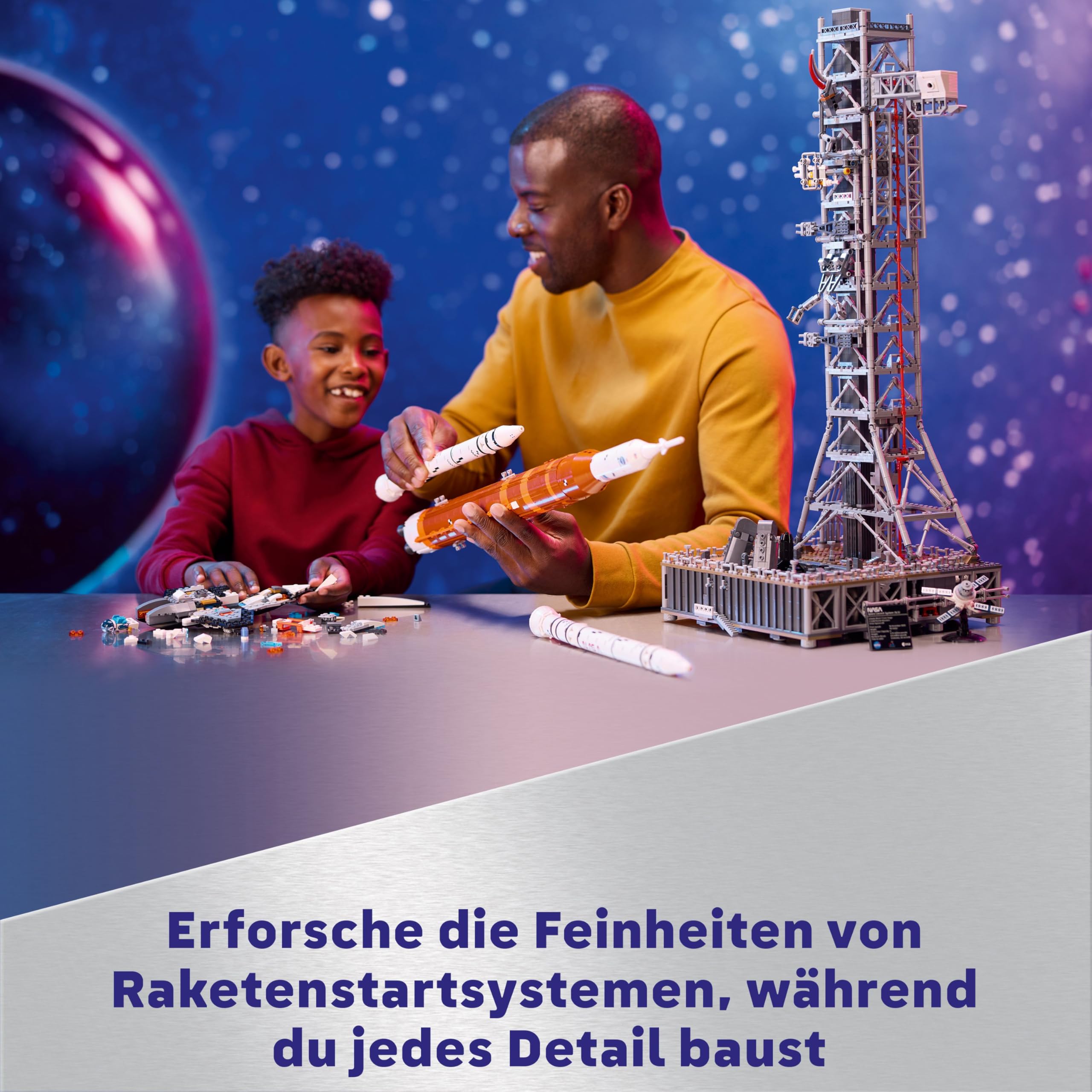 LEGO Icons NASA Artemis Startrampe (10341) – Bauset für Erwachsene mit Orion-Raumkapsel, Display-Modell & Sammlerstück