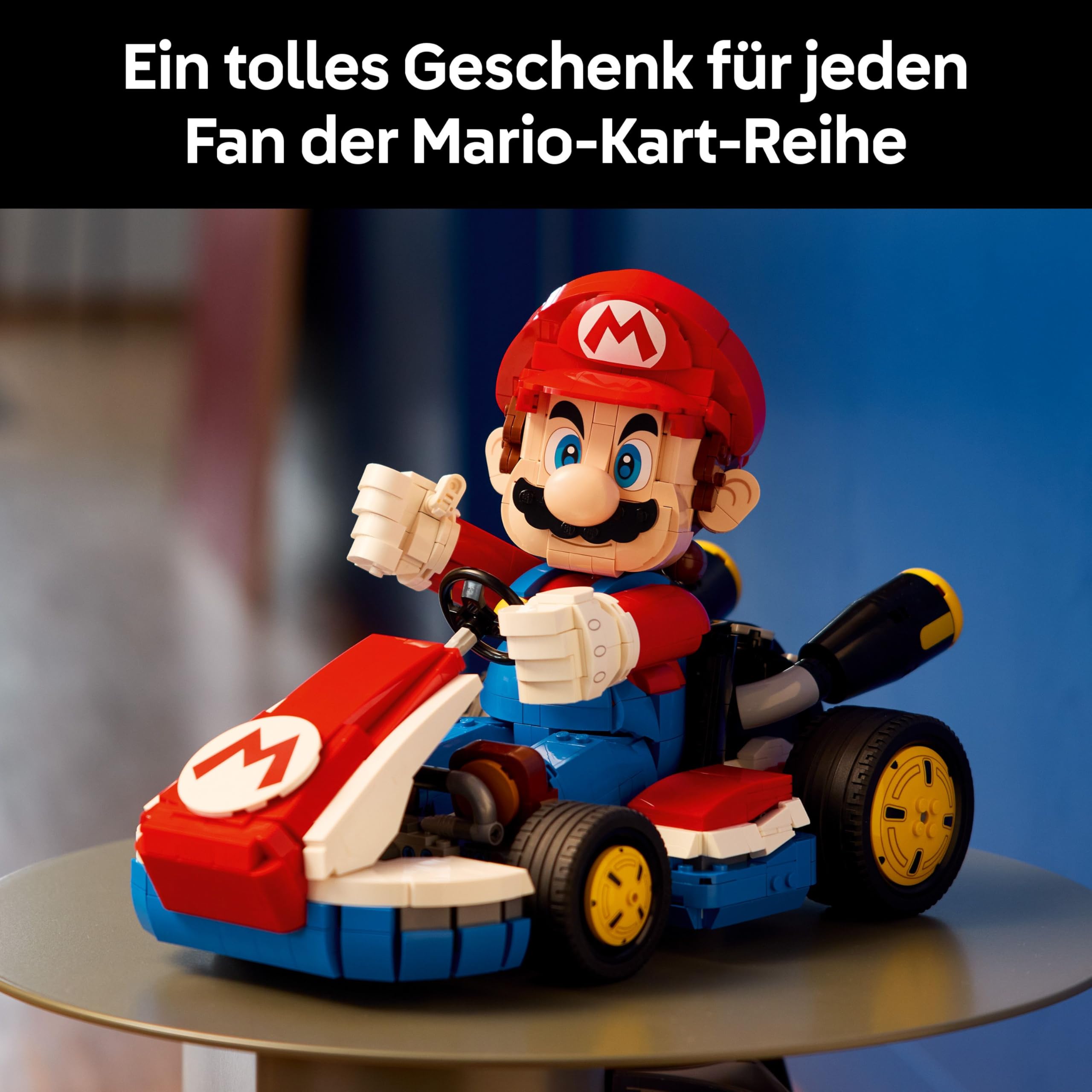 LEGO Super Mario Kart – Mario & Standard-Kart (72037) | Nintendo Figur & baubares Auto, Sammlerstück für Erwachsene Gamer
