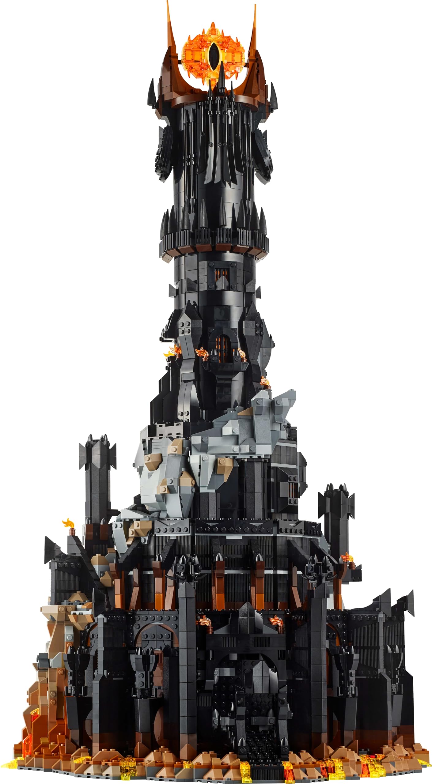 LEGO Icons Herr der Ringe: Barad-dûr (10333) – Bauset für Erwachsene mit Sauron, Orks & Helden, Sammlerstück für Fans