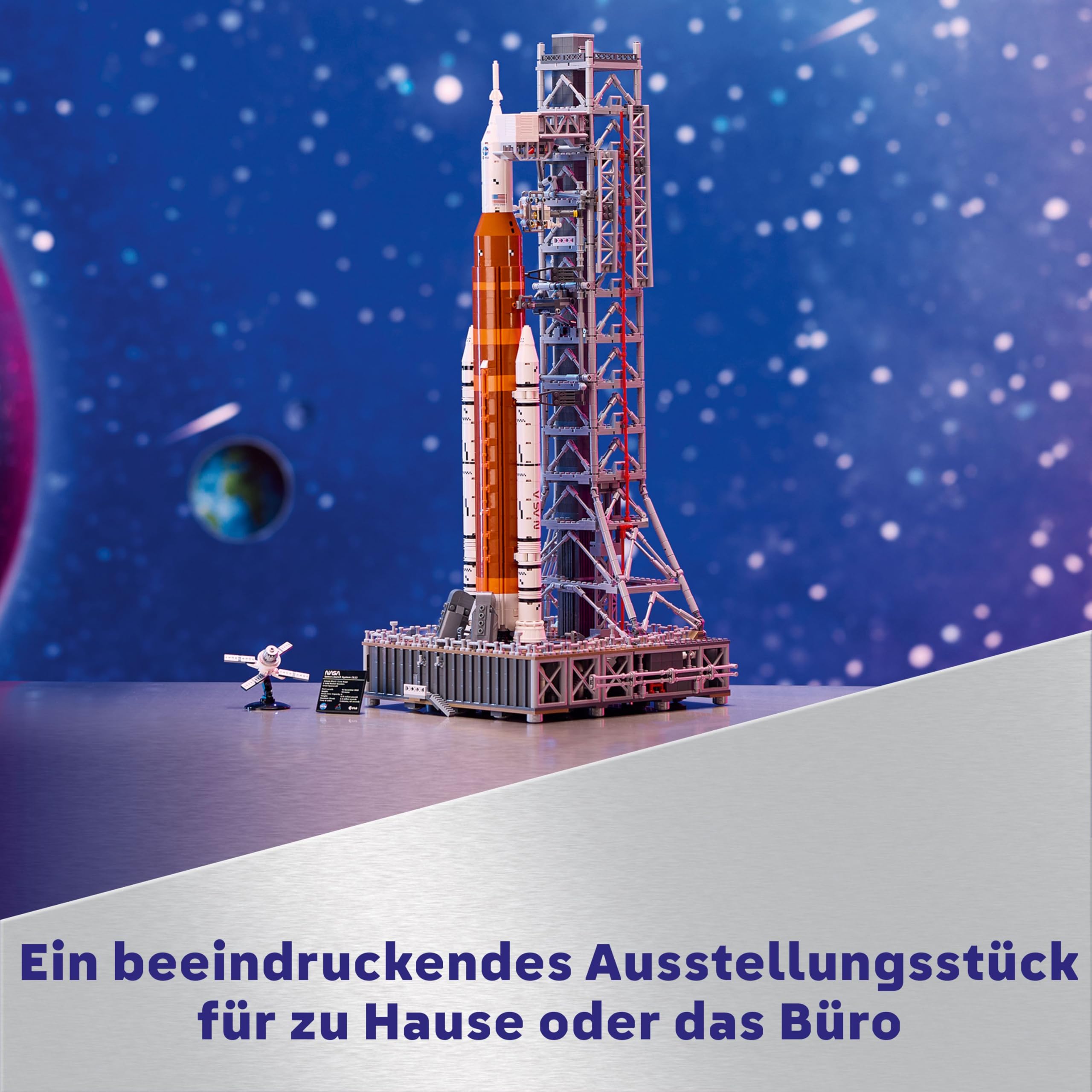LEGO Icons NASA Artemis Startrampe (10341) – Bauset für Erwachsene mit Orion-Raumkapsel, Display-Modell & Sammlerstück