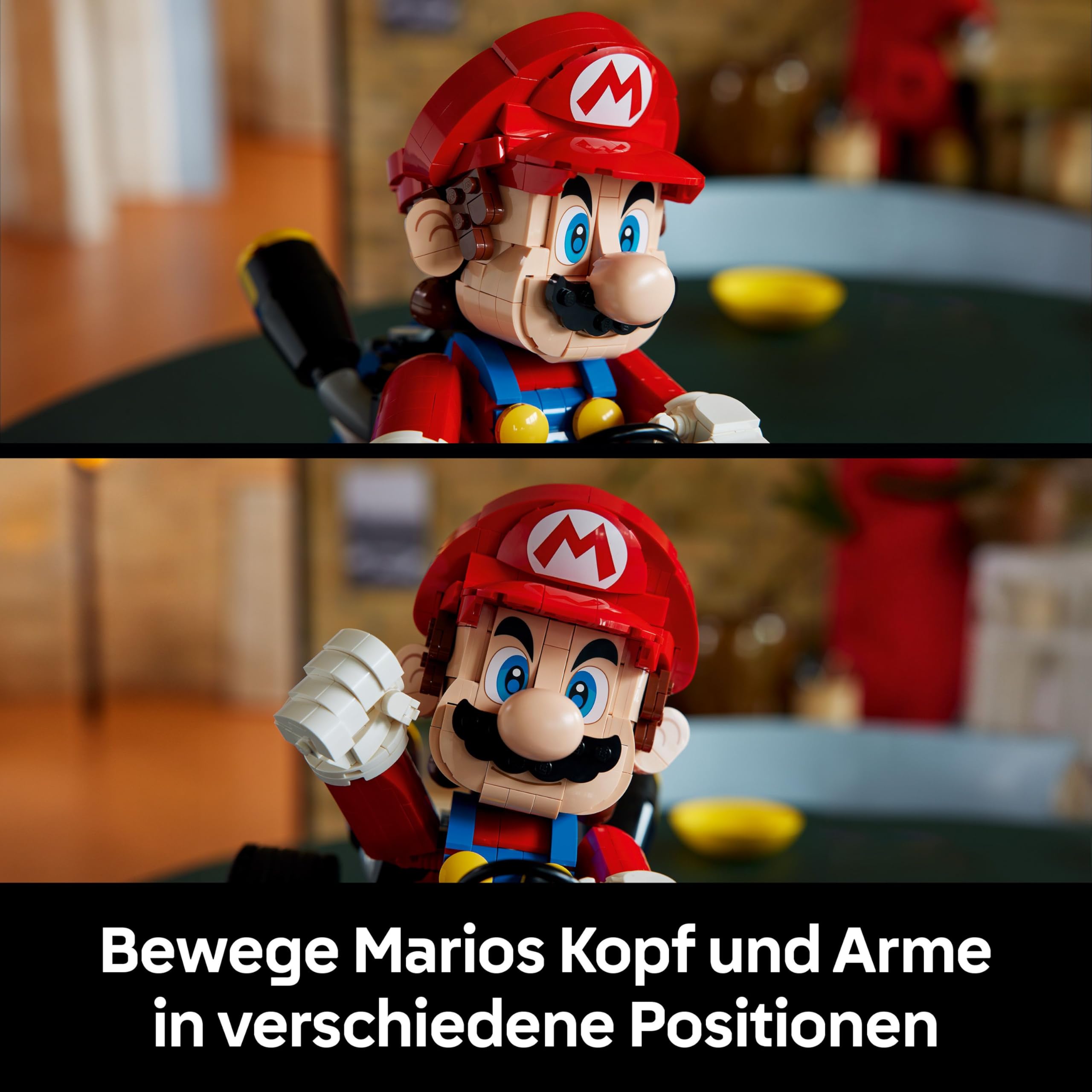 LEGO Super Mario Kart – Mario & Standard-Kart (72037) | Nintendo Figur & baubares Auto, Sammlerstück für Erwachsene Gamer