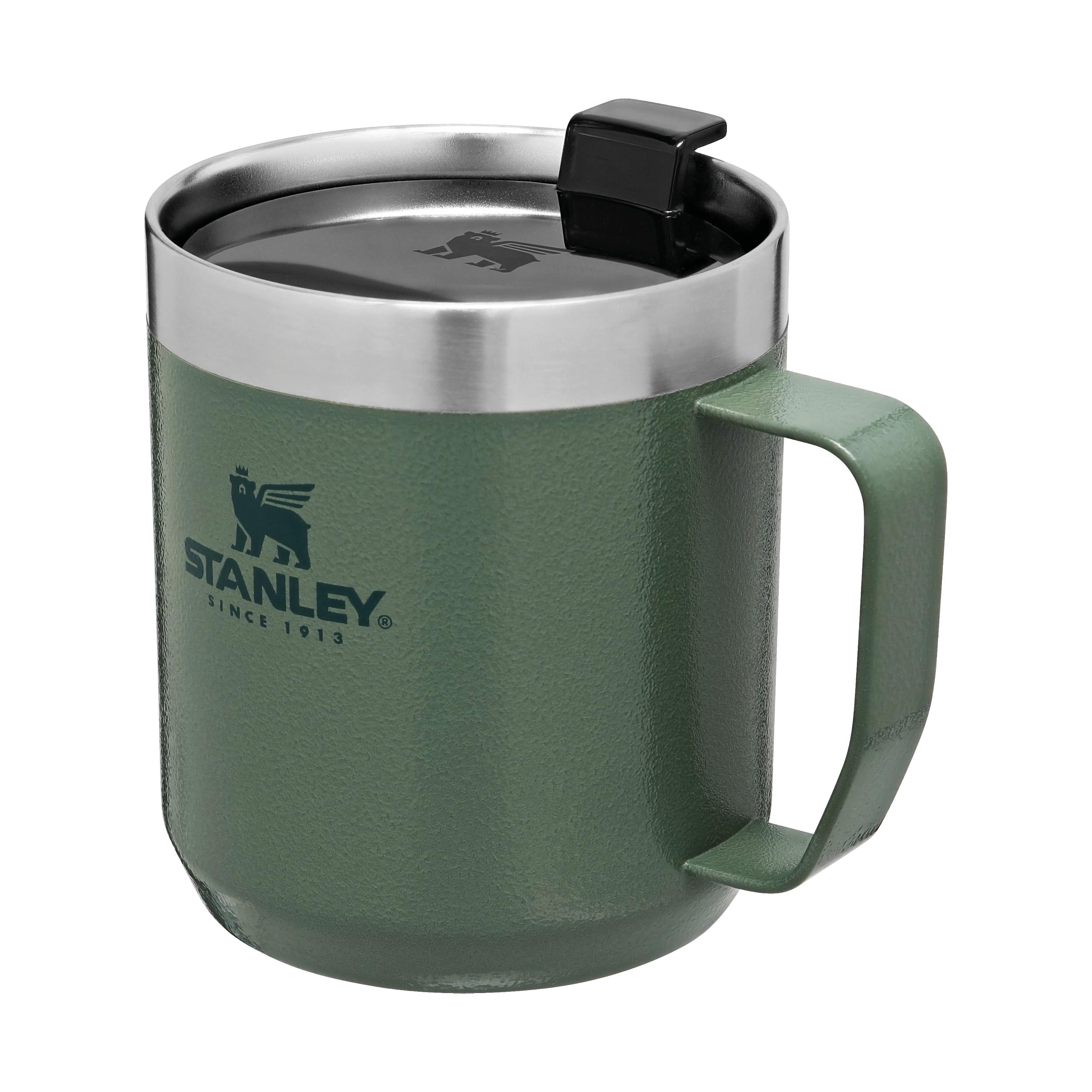 Stanley Classic Legendary Camp Mug Thermobecher 354 ml - Hält 1.5 Stunden Heiß - 3 Stunden Kalt - BPA-Frei - Spülmaschinenfest - Edelstahl