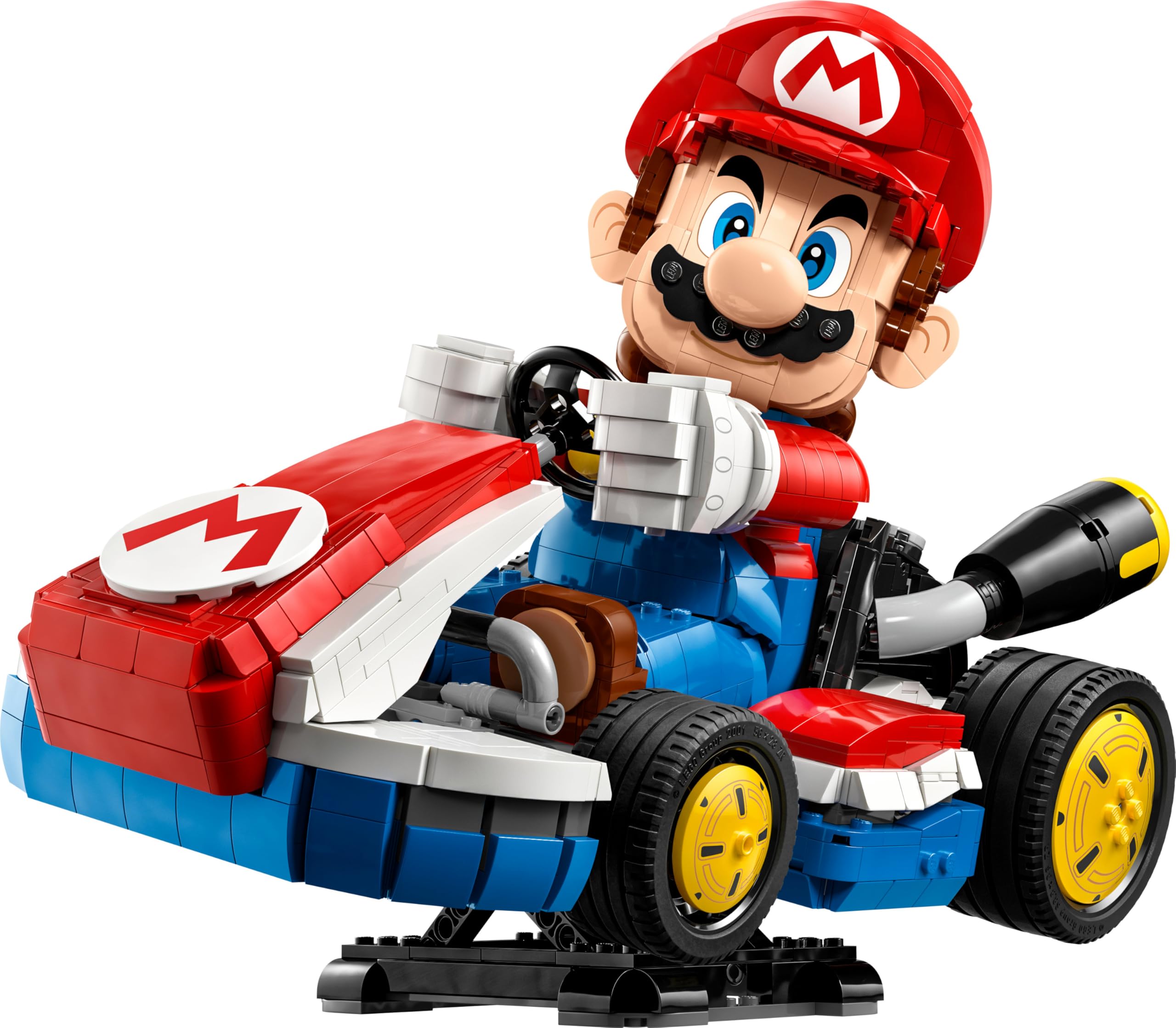 LEGO Super Mario Kart – Mario & Standard-Kart (72037) | Nintendo Figur & baubares Auto, Sammlerstück für Erwachsene Gamer