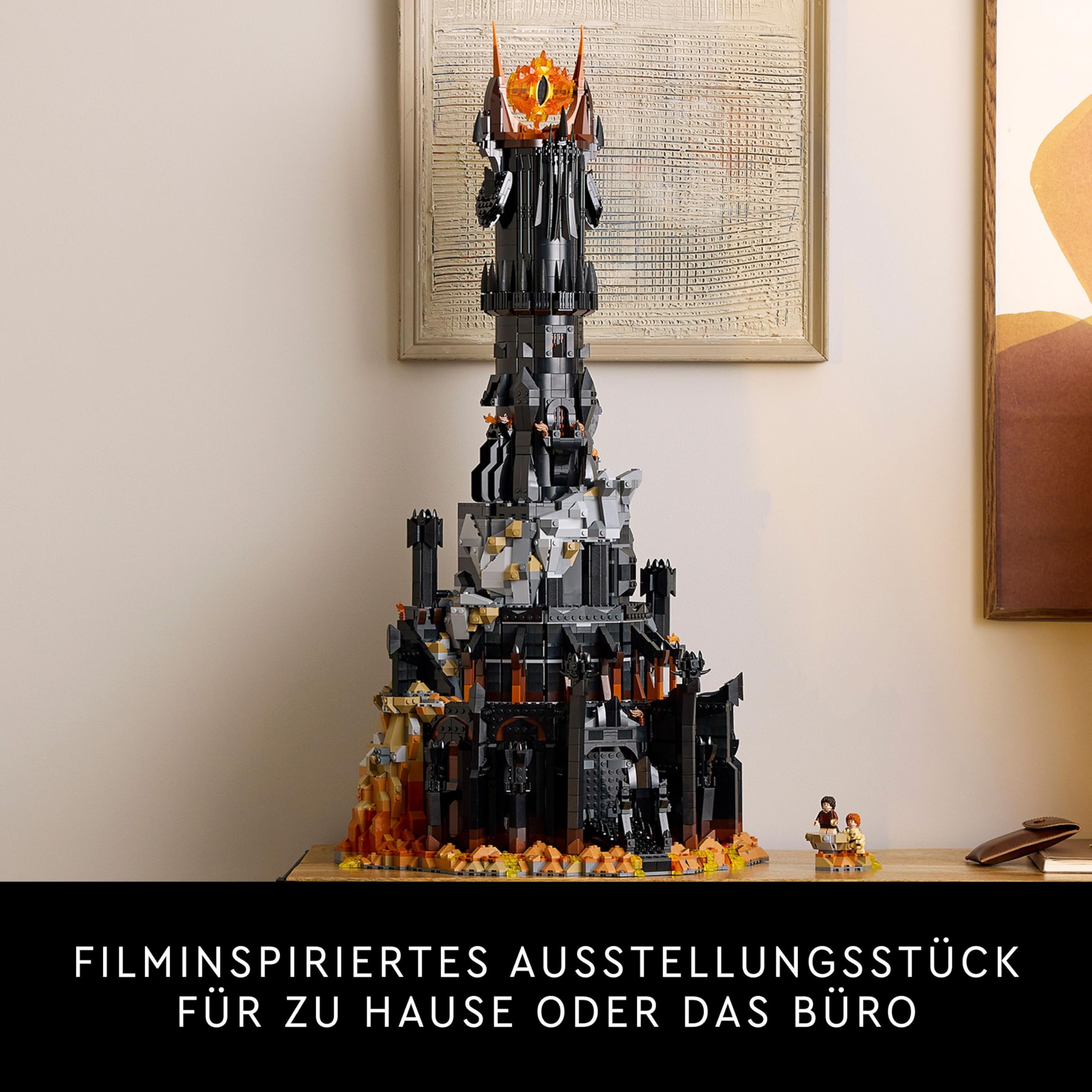 LEGO Icons Herr der Ringe: Barad-dûr (10333) – Bauset für Erwachsene mit Sauron, Orks & Helden, Sammlerstück für Fans