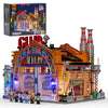 Funwhole Musik-Fabrikhaus F9068 (2654 Teile, Modular Building mit Beleuchtung, Deko & Spielzeug für Musikfans)