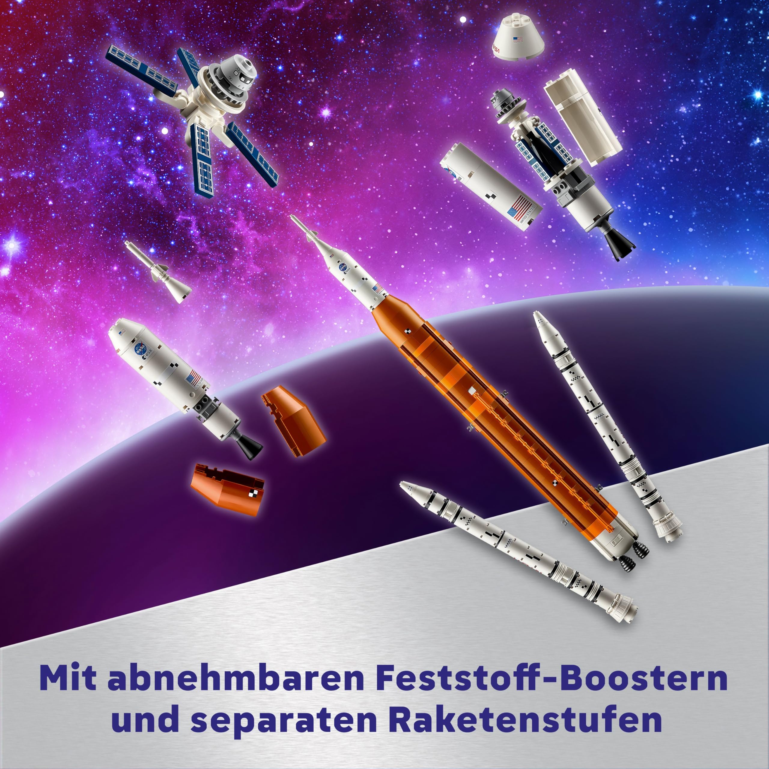 LEGO Icons NASA Artemis Startrampe (10341) – Bauset für Erwachsene mit Orion-Raumkapsel, Display-Modell & Sammlerstück