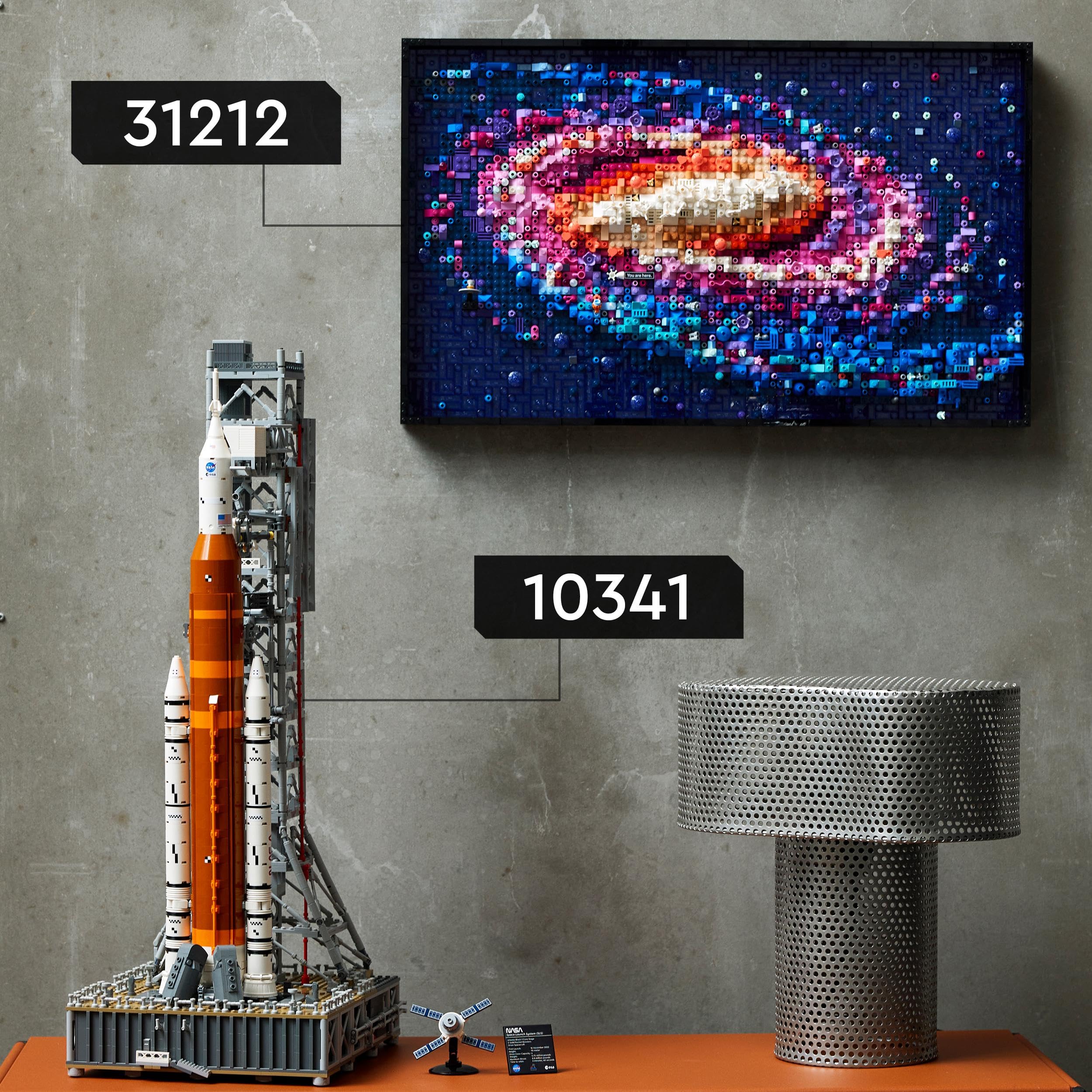 LEGO Icons NASA Artemis Startrampe (10341) – Bauset für Erwachsene mit Orion-Raumkapsel, Display-Modell & Sammlerstück