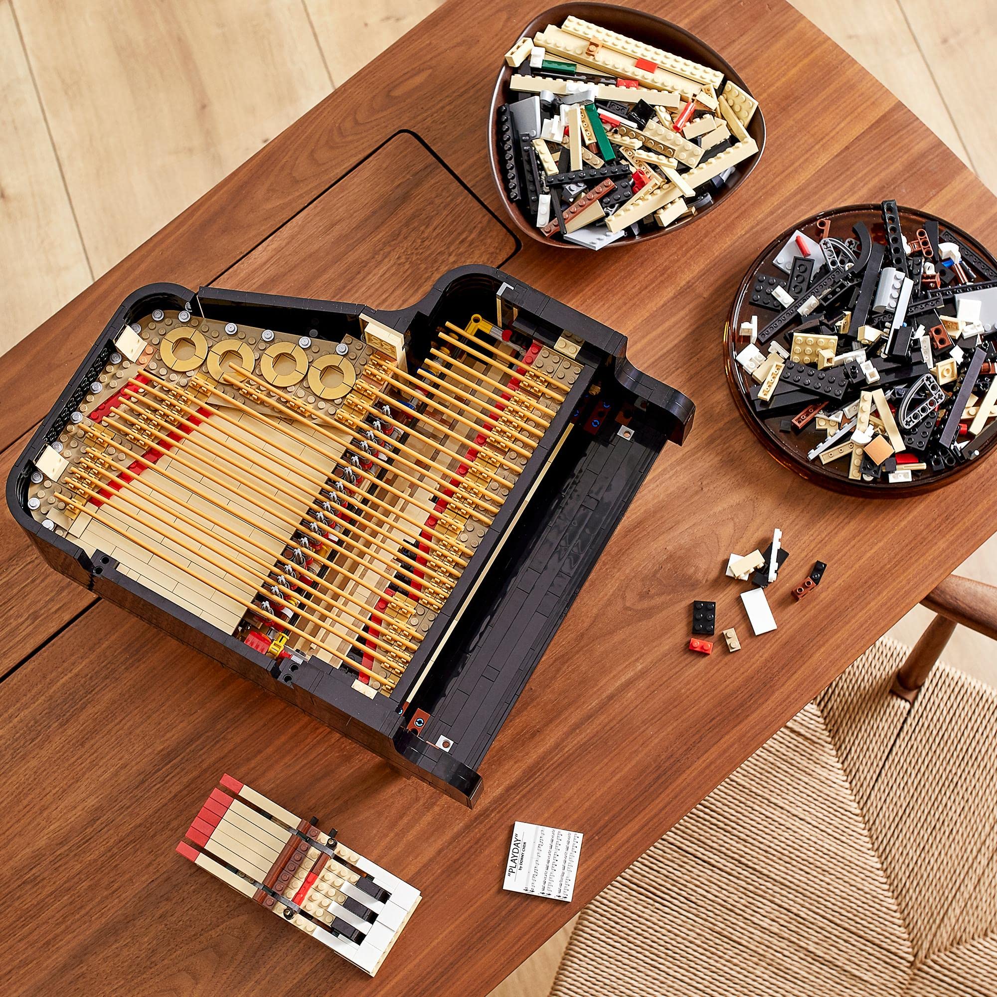 LEGO Ideas Konzertflügel (21323) – 3.662 Teile, detailreiches Modell für Musiker, Pianisten & Sammler
